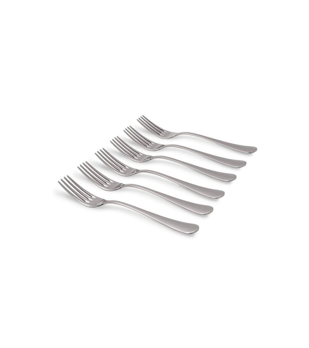 Serena Set 6 Pieces Stainless Steel Table Forks - Rivadossi Sandro -  - 