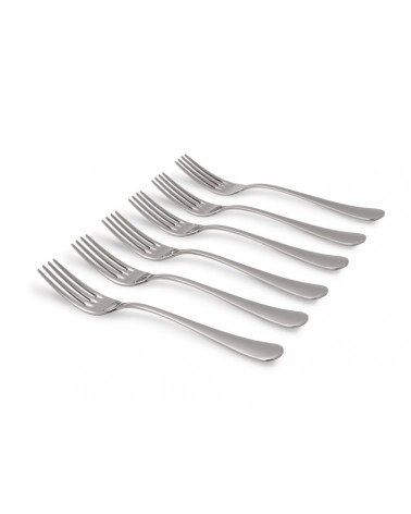 Serena Set 6 Pieces Stainless Steel Table Forks - Rivadossi Sandro -  - 