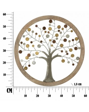 Tree Of Life Spiegel Wandpaneel Cm 80x2 - 