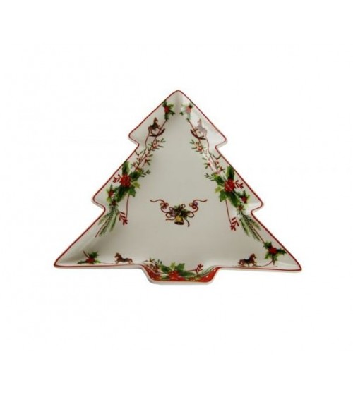 "Jingle Bells" Ceramic Tree Roaster - Royal Family - 