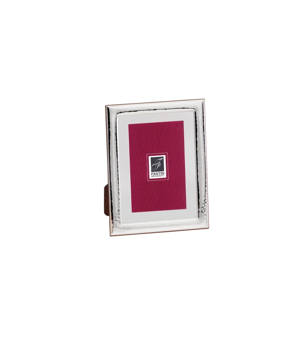 Argenti Fantin - Silver photo frame with hammered band 15 x 20 cm -  - 