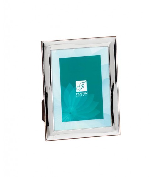 Favor Argenti Fantin - Silver photo frame with wave effect band 15 x 20 cm