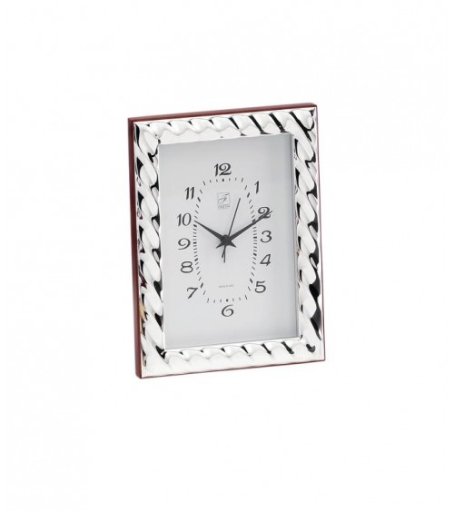 Argenti Fantin - Silver Alarm Clock with Twisted Effect Band