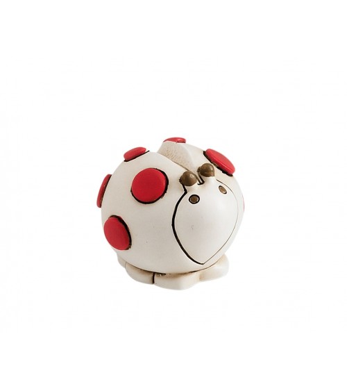 Ladybug in Ivory and Red Resin Thun Style - Fantin Argenti -  - 