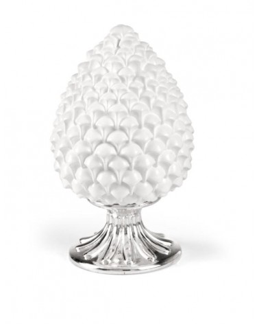 Fantin Argenti Favors - White Pine Cone With Silver Base -  - 