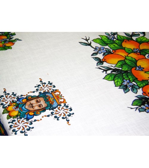 Royal Family - "Perfume of Sicily" Cotton Tablecloth -  - 