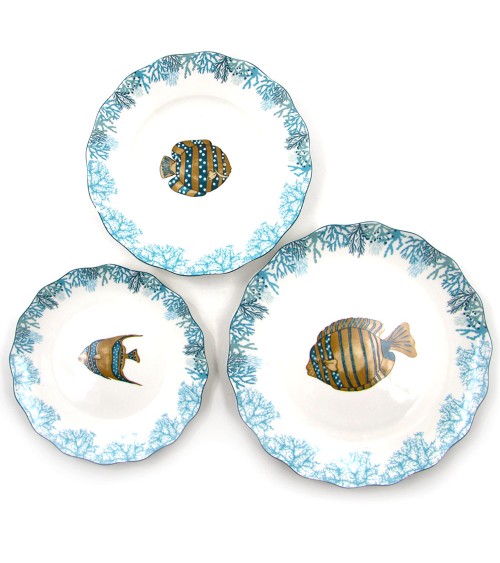 Royal Family - Dishes Service "Mare"18 Pieces -  - 