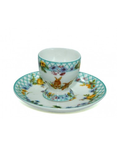 Royal Family - "Spring Easter" Egg Cup & Saucer -  - 