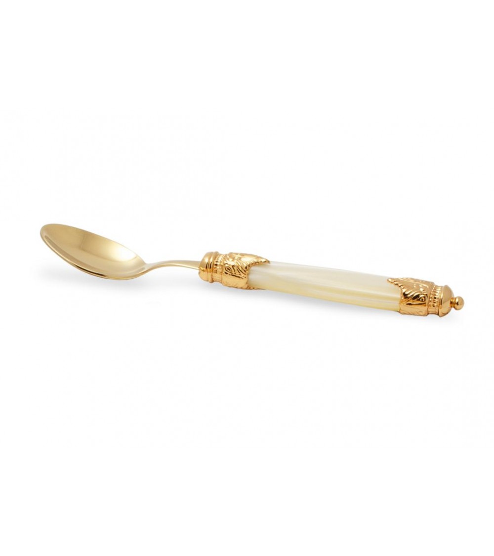 Arianna Oro Coffee Spoon - Rivadossi Sandro Golden Cutlery -  - 