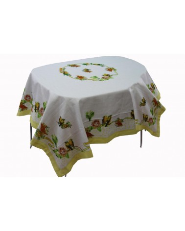 Rectangular tablecloth "Easter Birds" - Royal Family -