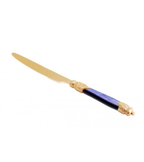 Arianna Oro Pvd - Coltello Tavola - Posate Rivadossi Sandro - 