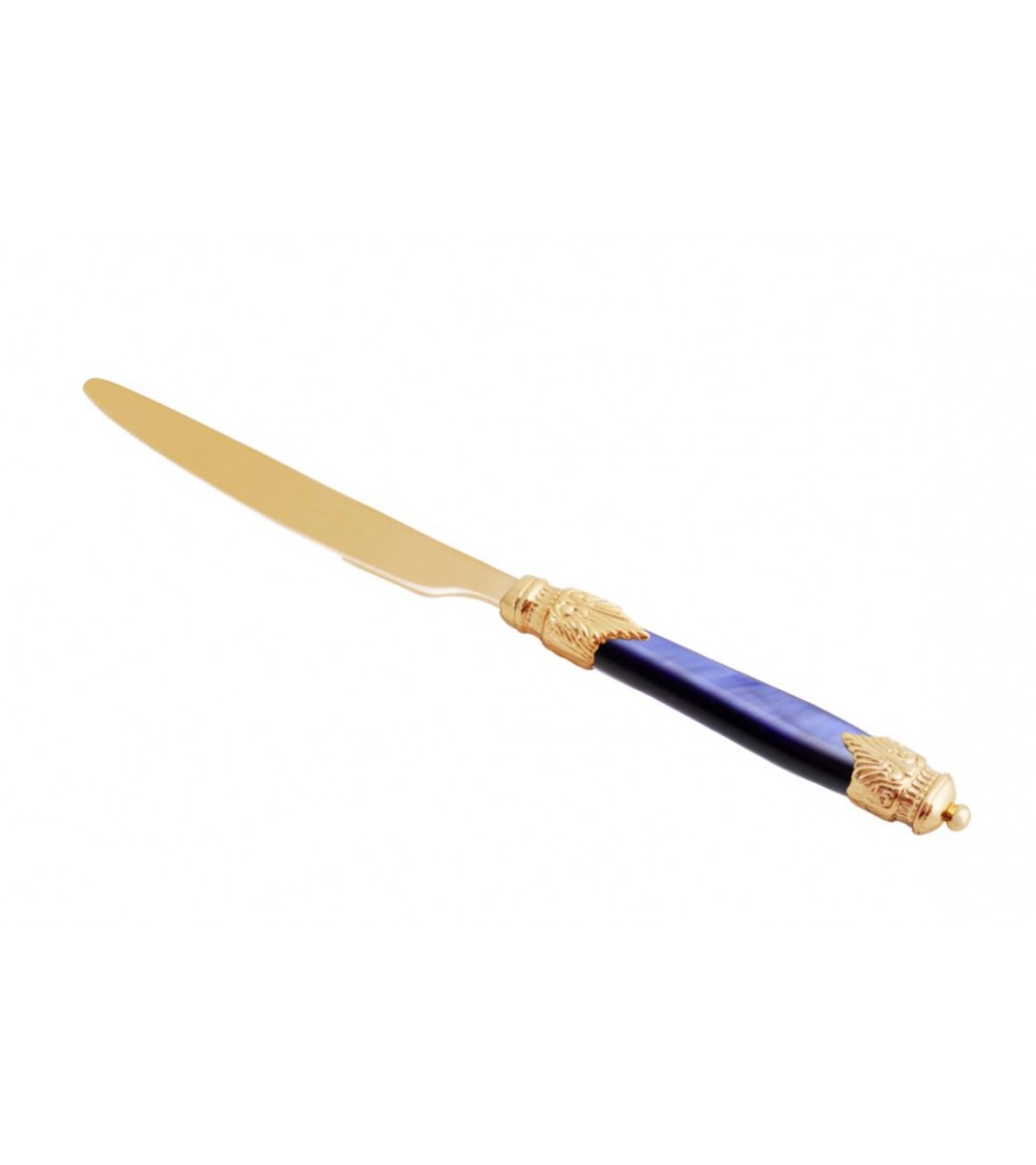 Arianna Oro Pvd - Couteau de Table - Couverts Rivadossi Sandro -  Arianna Oro Pvd - Couteau de Table - Couverts Rivadossi Sandro -