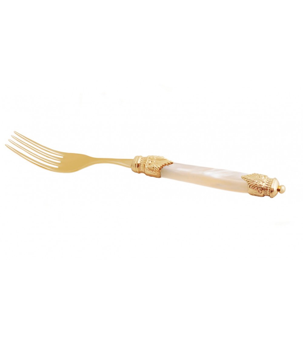 Arianna Oro Pvd - Table Fork - Italian Cutlery Rivadossi Sandro -  -