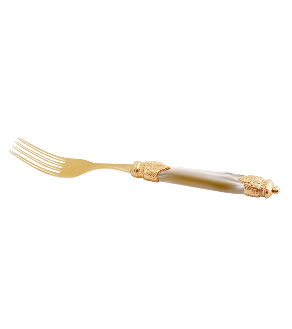 Arianna Oro Pvd - Table Fork - Italian Cutlery Rivadossi Sandro -  -