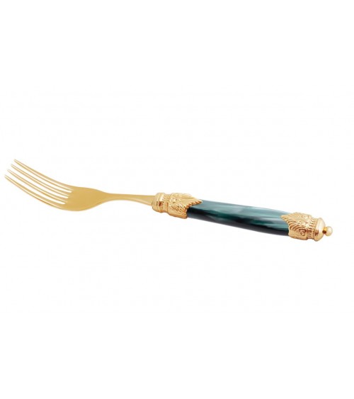 Arianna Oro Pvd - Table Fork - Italian Cutlery Rivadossi Sandro -  -