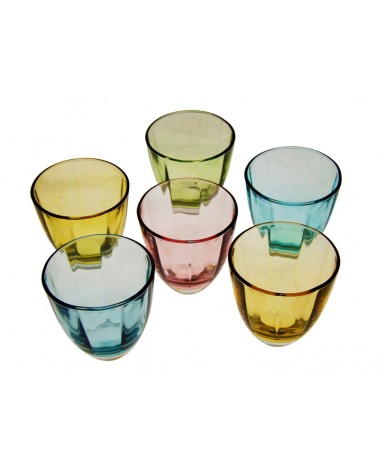Royal Family - Set of 6 Colored Water Glasses -  - 