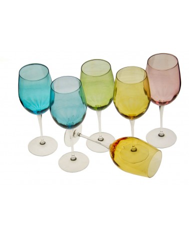 Royal Family - Set of 6 Goblets Six Colors -  - 