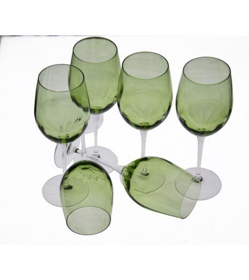 Royal Family - Set of 6 Tall Wine Glasses -  - 