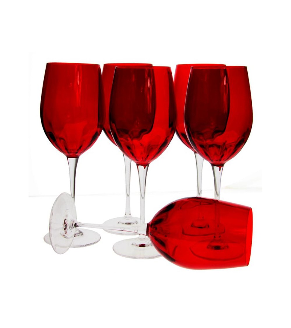 Royal Family - Ensemble de 6 grands verres à vin rouge - 