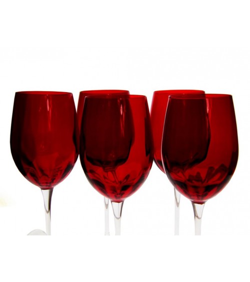 Royal Family - Ensemble de 6 grands verres à vin rouge - 