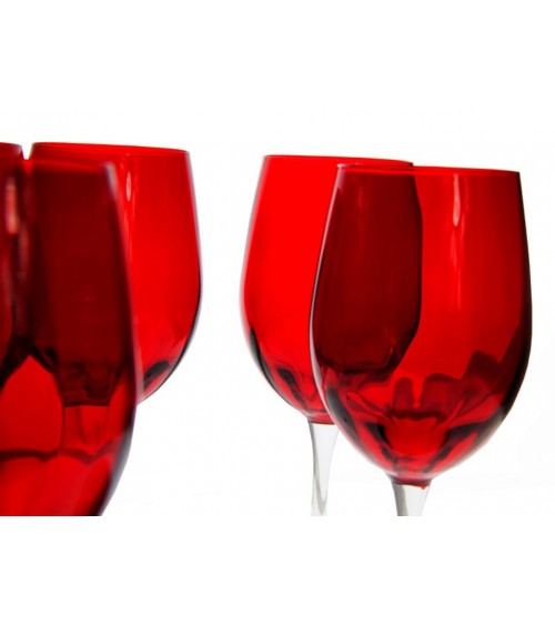 Royal Family - Set of 6 Tall Red Wine Goblets -  - 
