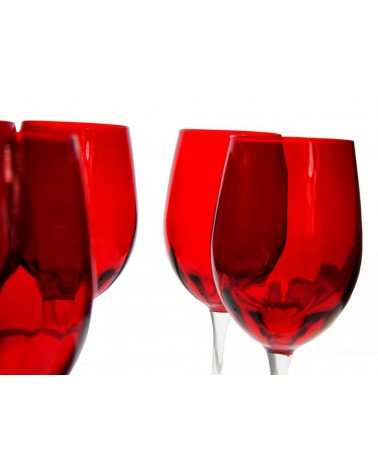 Royal Family - Set of 6 Tall Red Wine Goblets -  - 