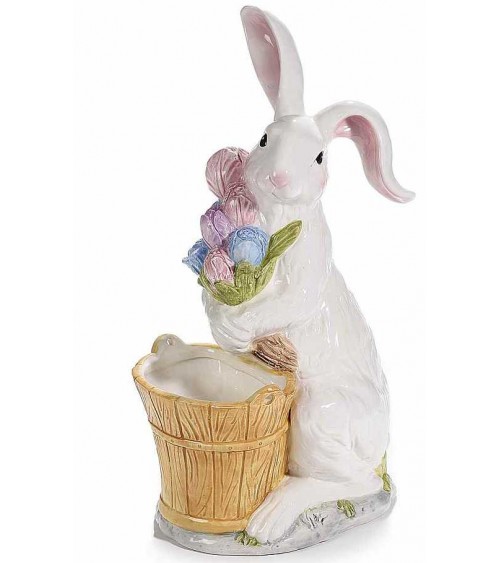 Vase Lapin en Porcelaine - Décoration de Pâques - 