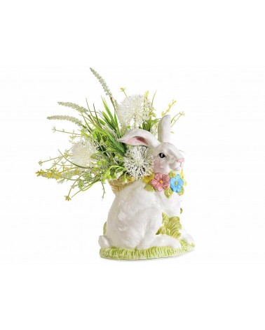 Vaso di Pasqua Coniglietto in Ceramica - 
