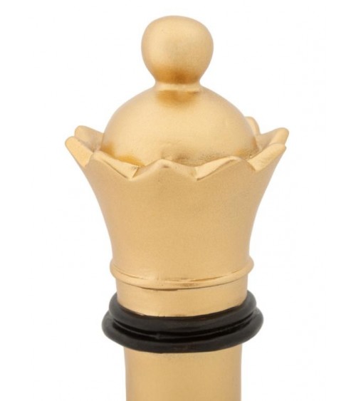 Kaufen Sie Stück Stück Schach Königin Königin Oro und schwarz H 25,5 cm  online➤Modalyssa
