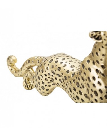 Scultura Leopardo Points Seduto H Cm 19,5 - 
