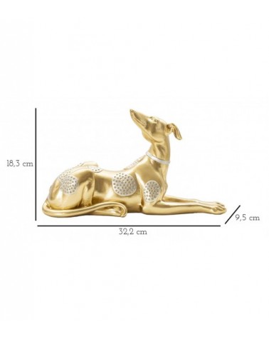Lying Dog Sculpture H 18.3 cm -  - 8024609363375
