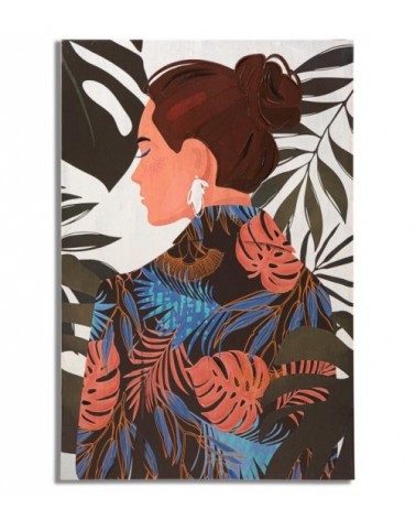 Affiche Peinture Lady Jungle -B- 80X2,8X120 - 