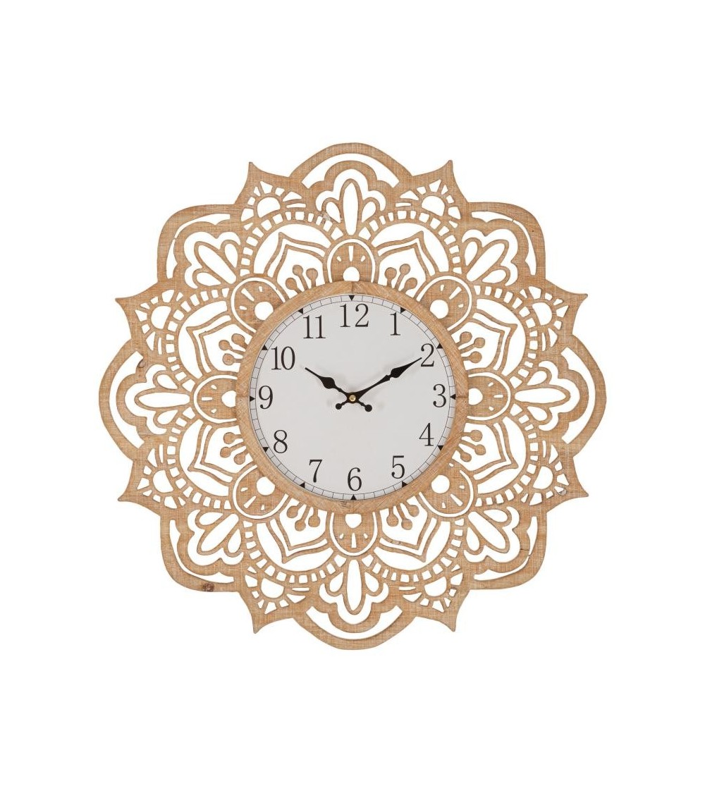 Carving Wall Clock diam. 60X4.5 cm -  - 8024609359569