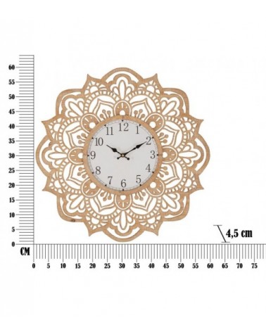 Carving Wall Clock diam. 60X4.5 cm -  - 8024609359569