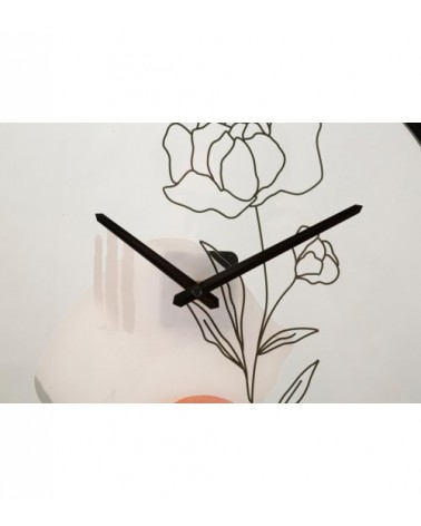 Flower Wall Clock -A- diam. cm 40X3,5 -  - 8024609359651