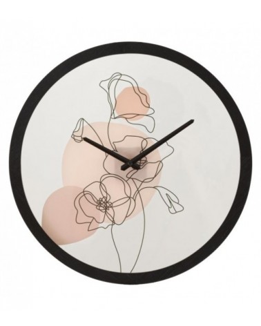 Flower Wall Clock -B- diam. cm 40X3,5 -  - 8024609359668