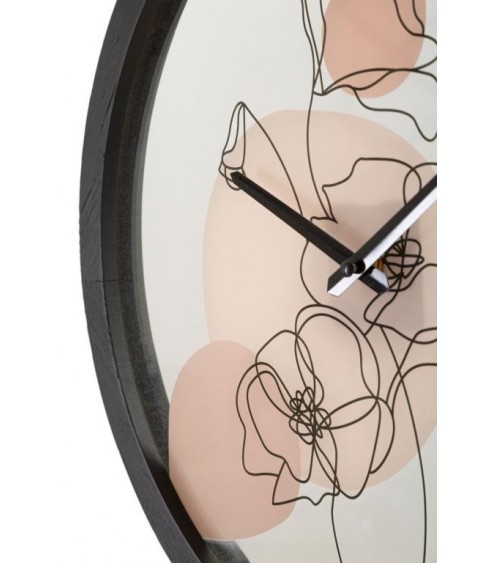 Horloge Murale Fleur -B- diam. cm 40X3,5 - 