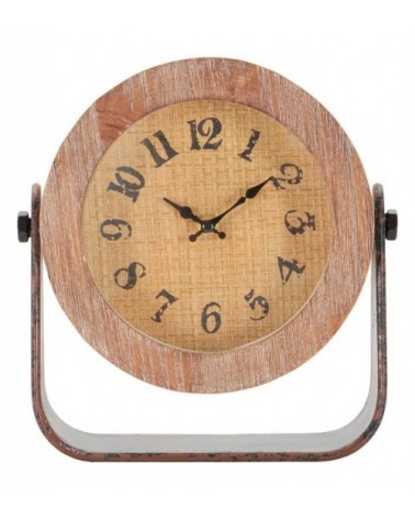 Horloge De Table Ronde Cm 23,5X7X24 - 