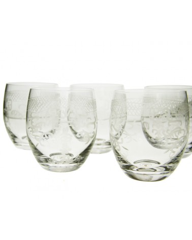 Royal Family - Set of 6 Transparent Tasting Glasses -  - 