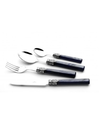 4-teiliges Tischset Tosca Rivadossi Sandro Farbiges Besteck - 