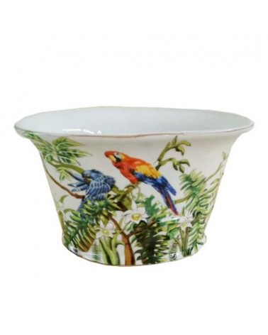 Royal Family - Oval Centerpiece with Parrots -  - 