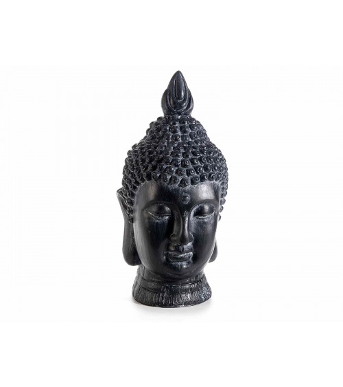 Decoration in Black Magnesia with the Face of Buddha