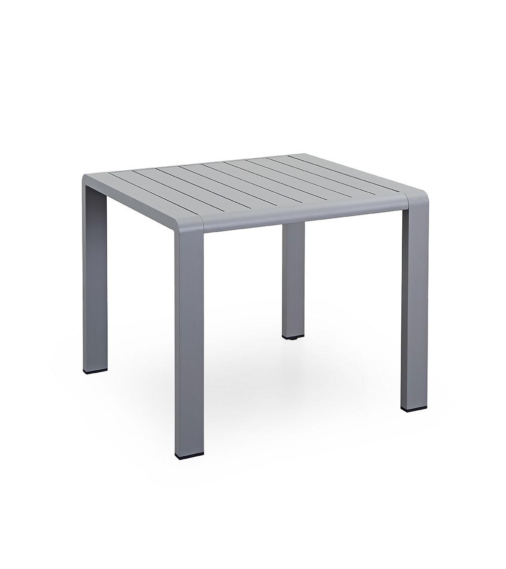 Tavolino da Giardino in Alluminio Grigio - 