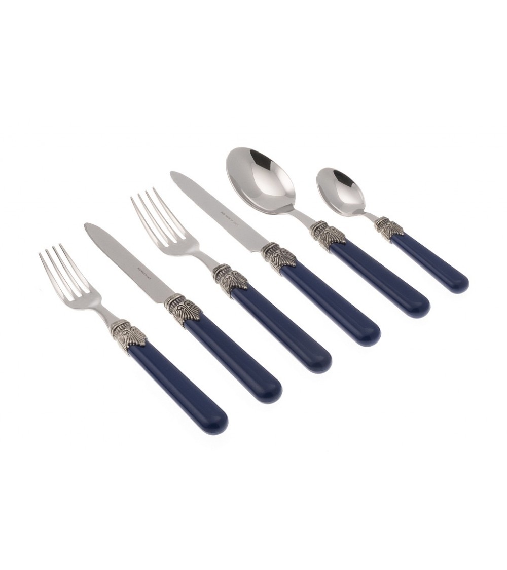 Posate Rivadossi Sandro Classic 36pz per 6 Persone - blu