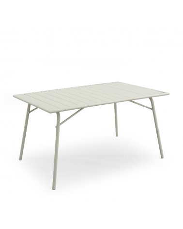 Brunelleschi - Folding Table in Off-White Steel -  - 
