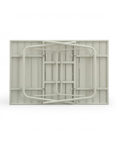 Brunelleschi - Folding Table in Off-White Steel -  - 