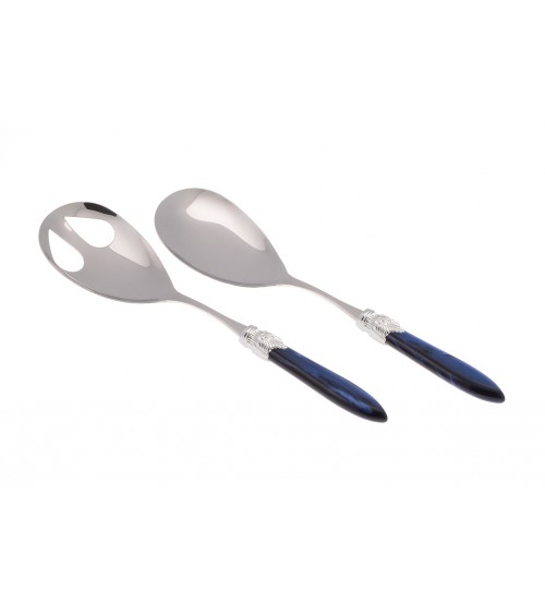 Salad Cutlery Set 2pcs - Laura Silver Color - Rivadossi Sandro -