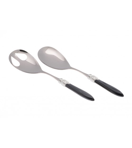 Salad Cutlery Set 2pcs - Laura Silver Color - Rivadossi Sandro -