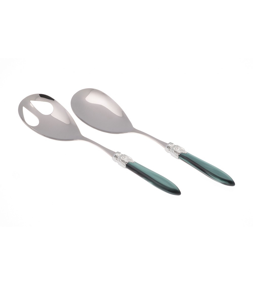 Salad Cutlery Set 2pcs - Laura Silver Color - Rivadossi Sandro -