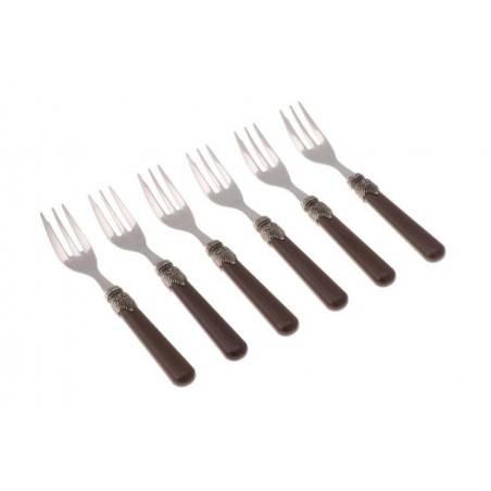 Set Classique 6pcs Fourchettes à Gâteau - Rivadossi Sandro -